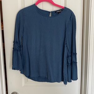 Express flare sleeve blouse